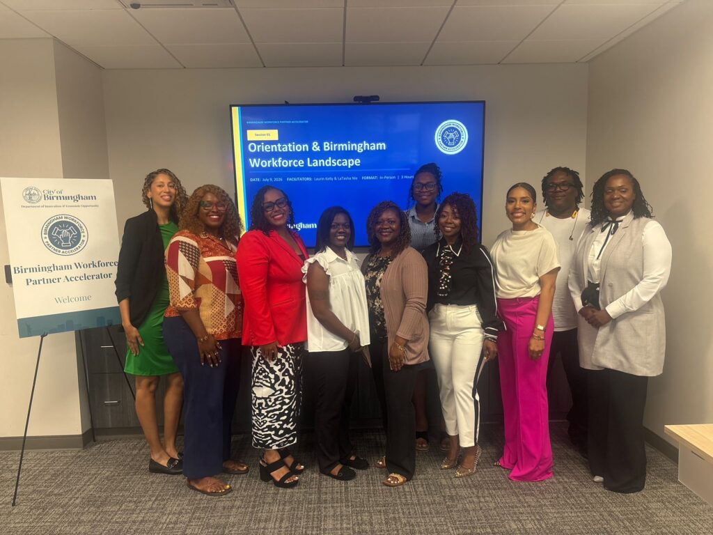 The Birmingham Workforce Partner Accelerator Cohort and Instructors
